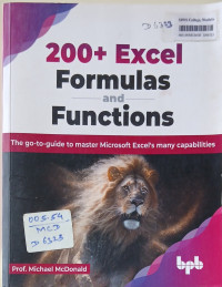 Image of 200+ Excel Formulas and Functions