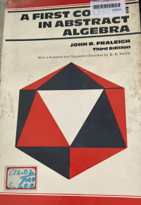 Image of A First Course In Abstract Algebra