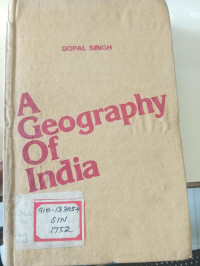 Image of A Geography Of India