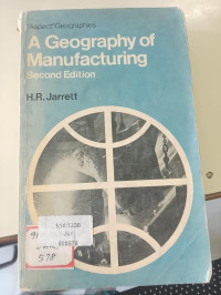 Image of A Geography Of Manufacturing