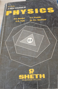 Image of A New course in physics : SYBSc Paper III