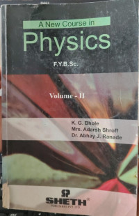Image of A New Course In Physics Volume-II F.Y.B.Sc.