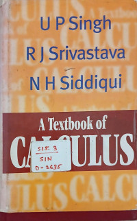 Image of A Textbook of Calculus