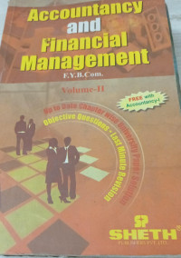 Image of Accountancy And Financial Management Vol-II (FY BCOM)