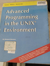Image of Advanced Programming in the UNIX Environment