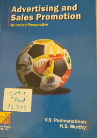 Image of Advertising And Sales Promotion - An Indian Perspective