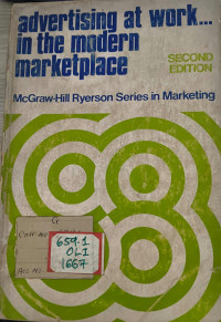 Image of Advertising At Work In The Modern Marketplace