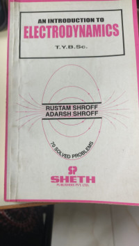 Image of An introduction to electrodynamics : TYBsc