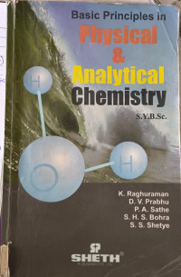 Image of Basic Principles in Physical & Analytical Chemistry S.Y.B.Sc.