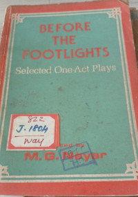 Image of Before The Footlights