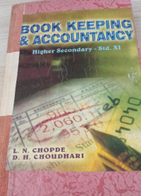 Image of Book Keeping & Accountancy Higher Secondary-Std XI