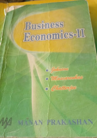 Image of Business Economics -II