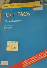 Image of C++ FAQs Second Edition