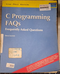 Image of C Programming FAQs Frequently Asked Questions