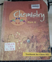 Image of Chemistry Part 2 Textbook for Class 12th