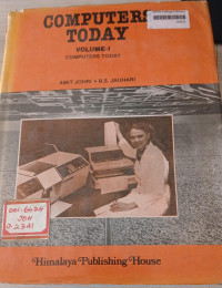 Image of Computers Today Volume 1