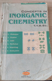 Image of Concepts of inorganic chemistry : TY Bsc