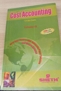 Image of Cost Accounting T.Y.B.Com Volume-II