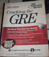 Image of Cracking the GRE