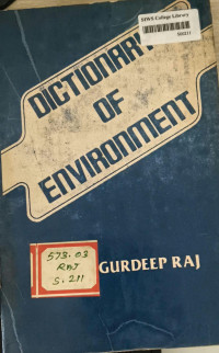 Image of Dictionaries Of Environment