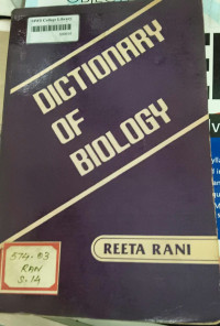 Image of Dictionary of Biology