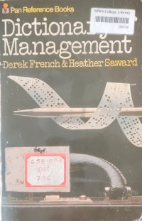 Image of Dictionary Of Management
