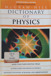 Image of Dictionary of physics