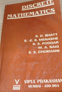 Image of Discrete Mathematics F.Y.B.Sc. Maths-II