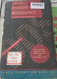 Image of Dos Instant Reference