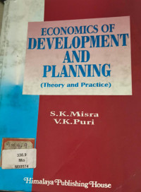 Image of Economics Of Development And Planning