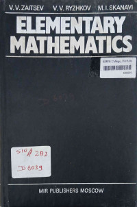 Image of ELEMENTARY MATHEMATICS