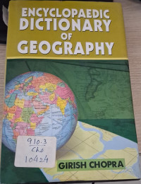 Image of Encyclopaedic Dictionary of Geography