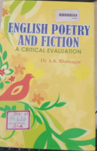 Image of English Poetry And Fiction