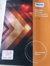 Image of Essential Cinema An Introduction to Film Analysis