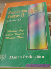 Image of Foundation Course-II (SYBCOM & BA)