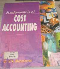 Image of Fundamentals of Cost Accounting