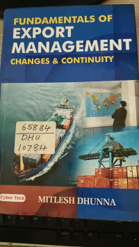 Image of Fundamentals Of Export Management Change & Continuity