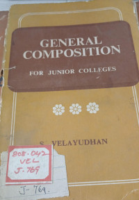 Image of General Composition For Junior Colleges