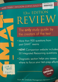 Image of GMAT Review