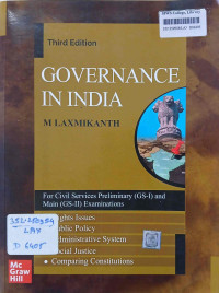 Image of GOVERNANCE IN INDIA