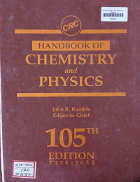 Image of Handbook of Chemistry and Physics 105th Edition