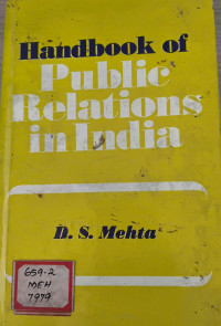 Image of Handbook Of Public Relation In India