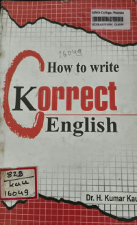 Image of How To Write Correct English