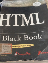 Image of HTML Black Book