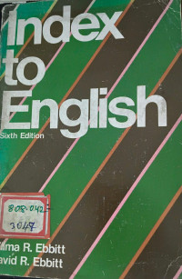 Image of Index To English