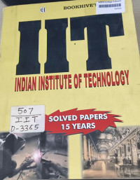 Image of Indian Institute Of Technology Solved Papers 15 Years