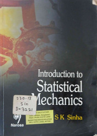 Image of Indroduction to statistical mechanics