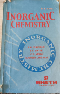 Image of Inorganic chemistry : S Y B Sc
