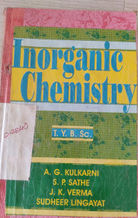Image of Inorganic chemistry : T.Y.BSc