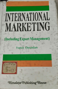 Image of International Marketing - Including Export Management